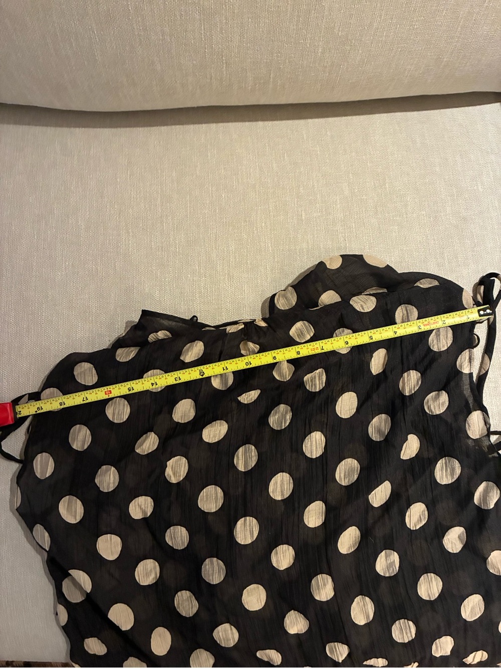 J. Crew Black Polka Dot Halter Midi Dress coverup - Picture 7 of 7